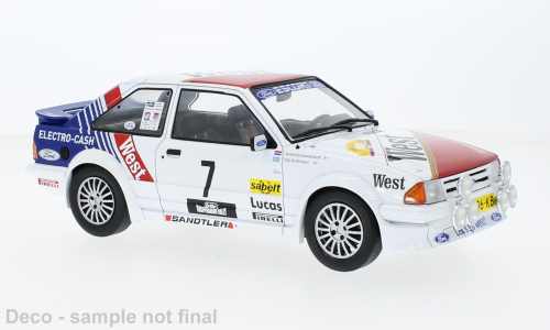 Ford Escort MK III RS Turbo, No.7, Haspengouw rall