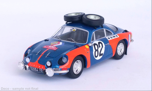 Alpine Renault A110, No.82, Rallye WM, Rallye Mont