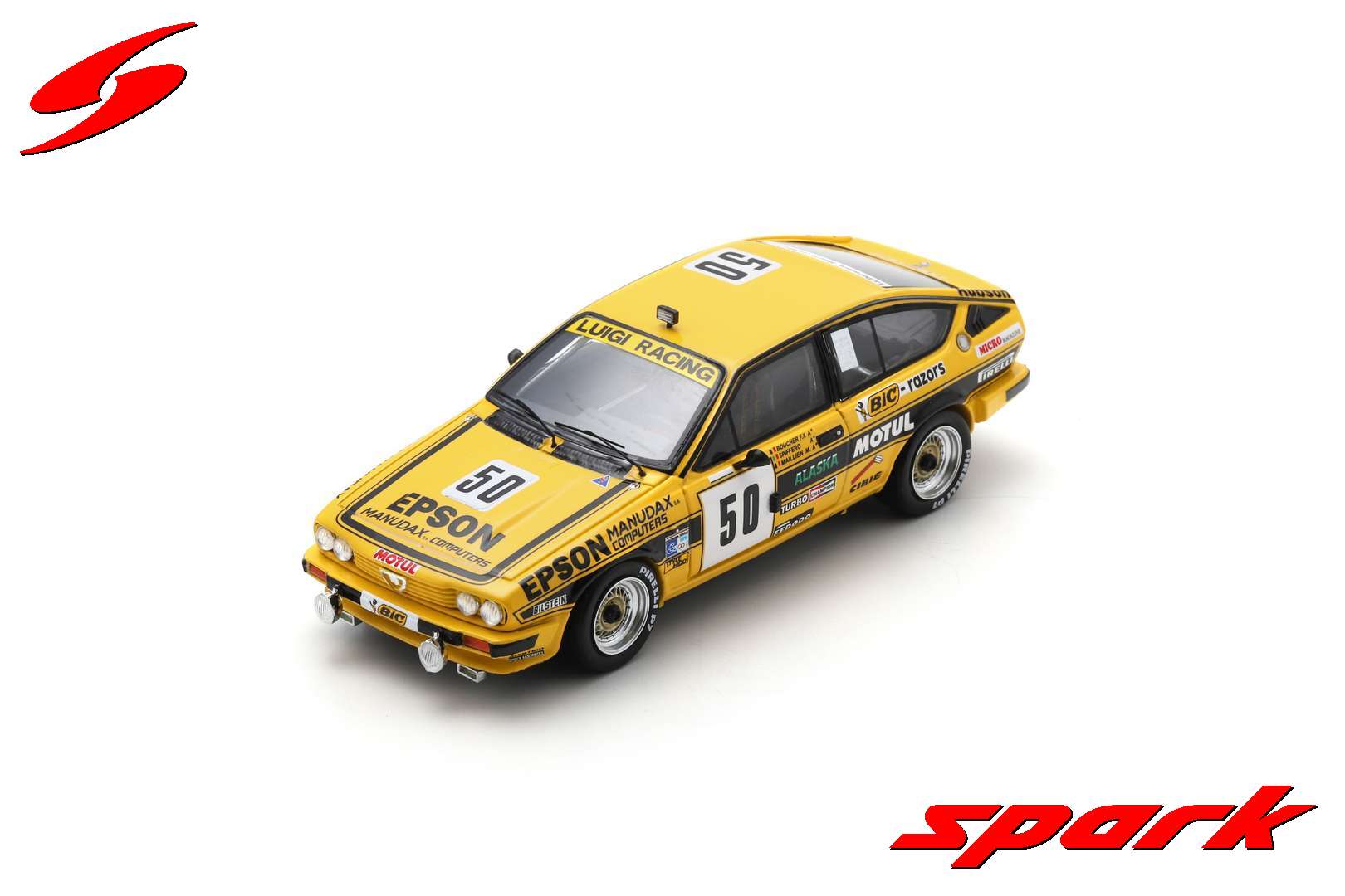 ALFA ROMEO GTV 6 NO.50 24H SPA 1984 EPSON - BOUCHE