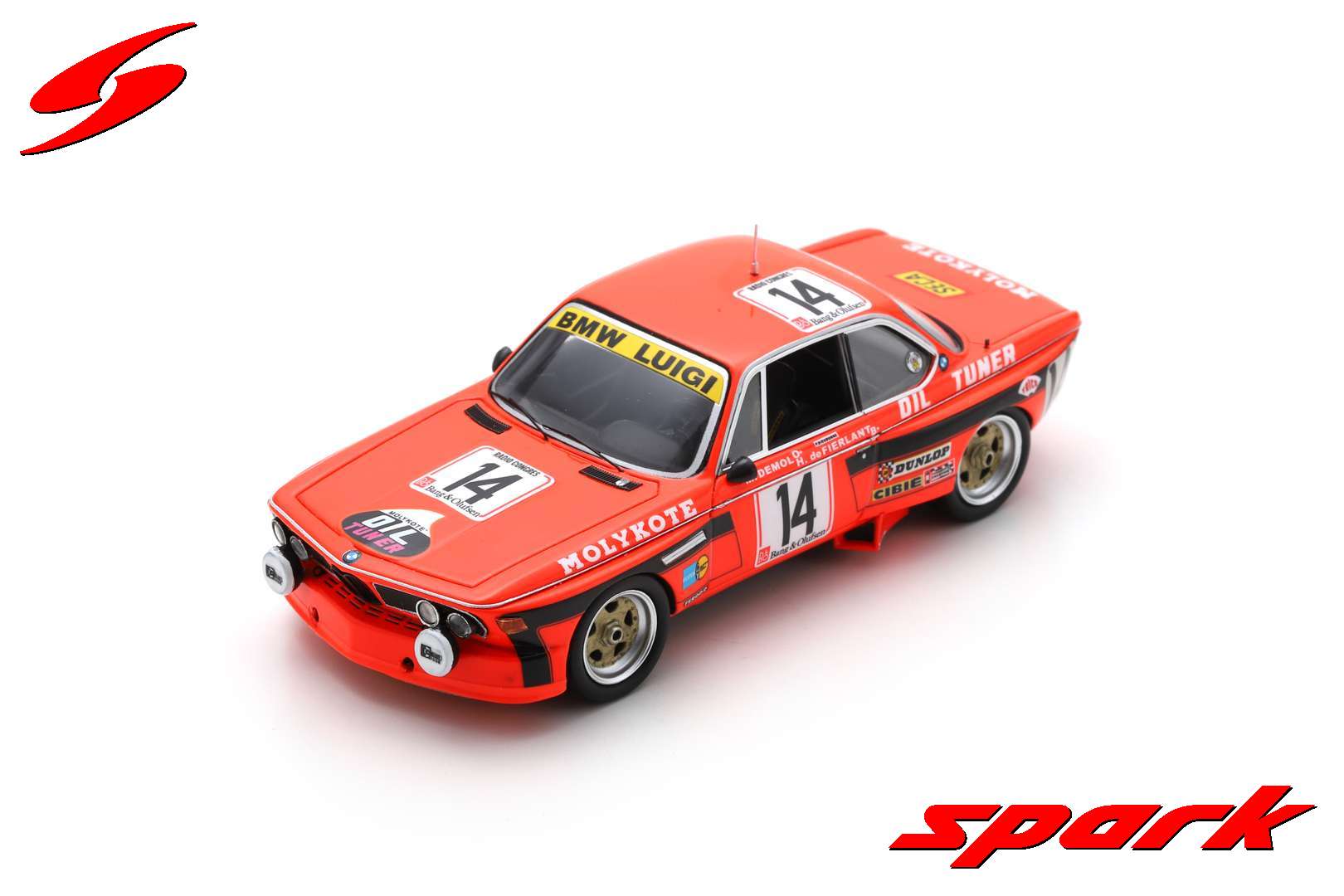 BMW 3.0 CSI NO.14 10TH 24H SPA 1974 H. DE FIERLANT