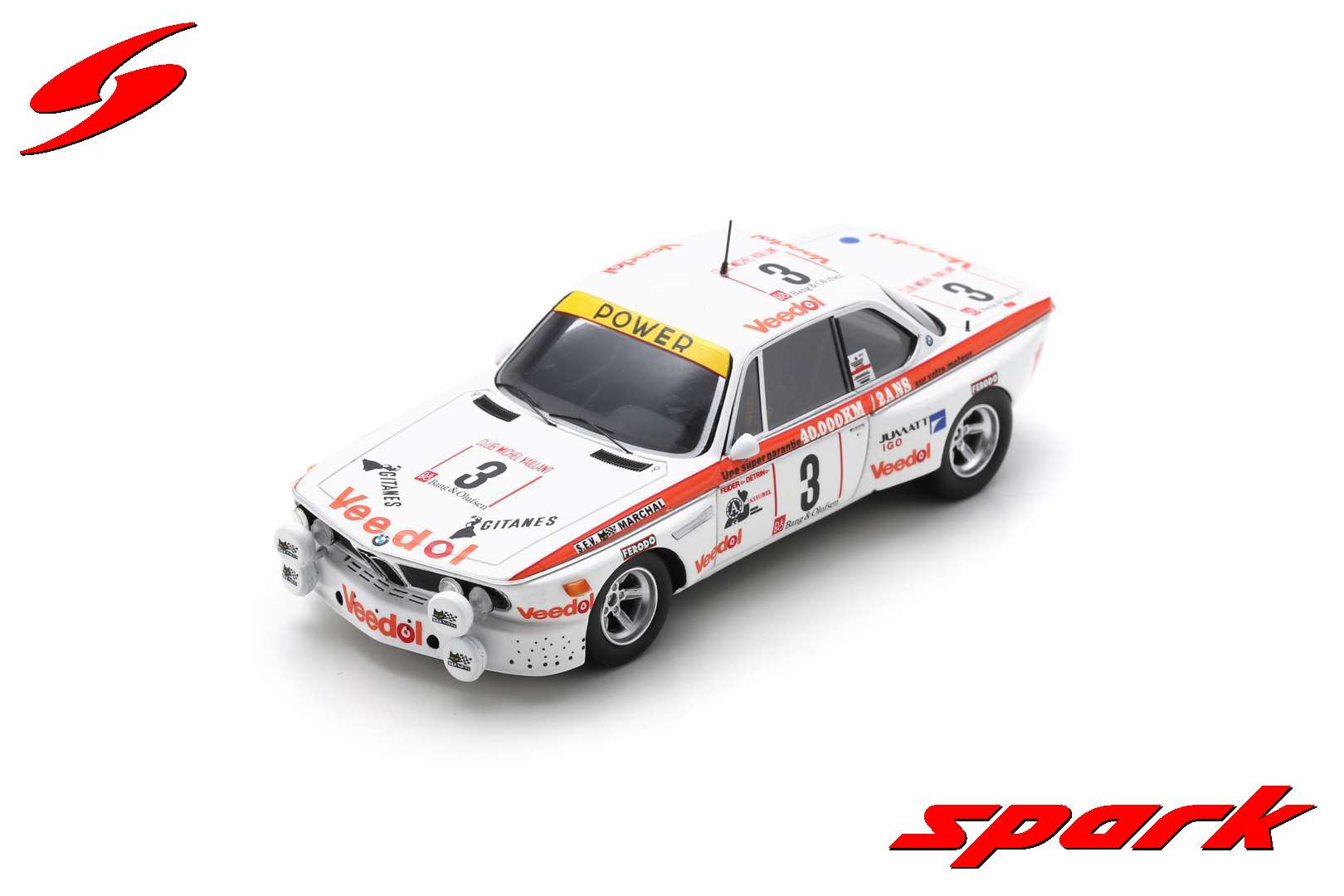 BMW 3.0 CSI NO.3 24H SPA 1975 J-J. FEIDER - J-M. D