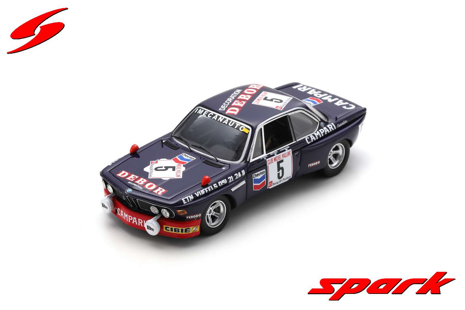 BMW 3.0CSI NO.5 24H SPA 1975 J. SAUVAGE - J-P. RIE