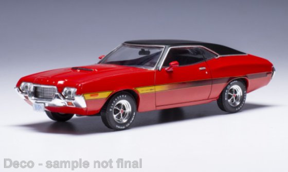 Ford Gran Torino Sport, rouge, 1972