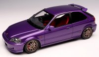 HONDA - CIVIC TYPE-R (EK9) 1997 WITH YOKOHAMA TIRES AND ENGINE - PEARL PURPLE