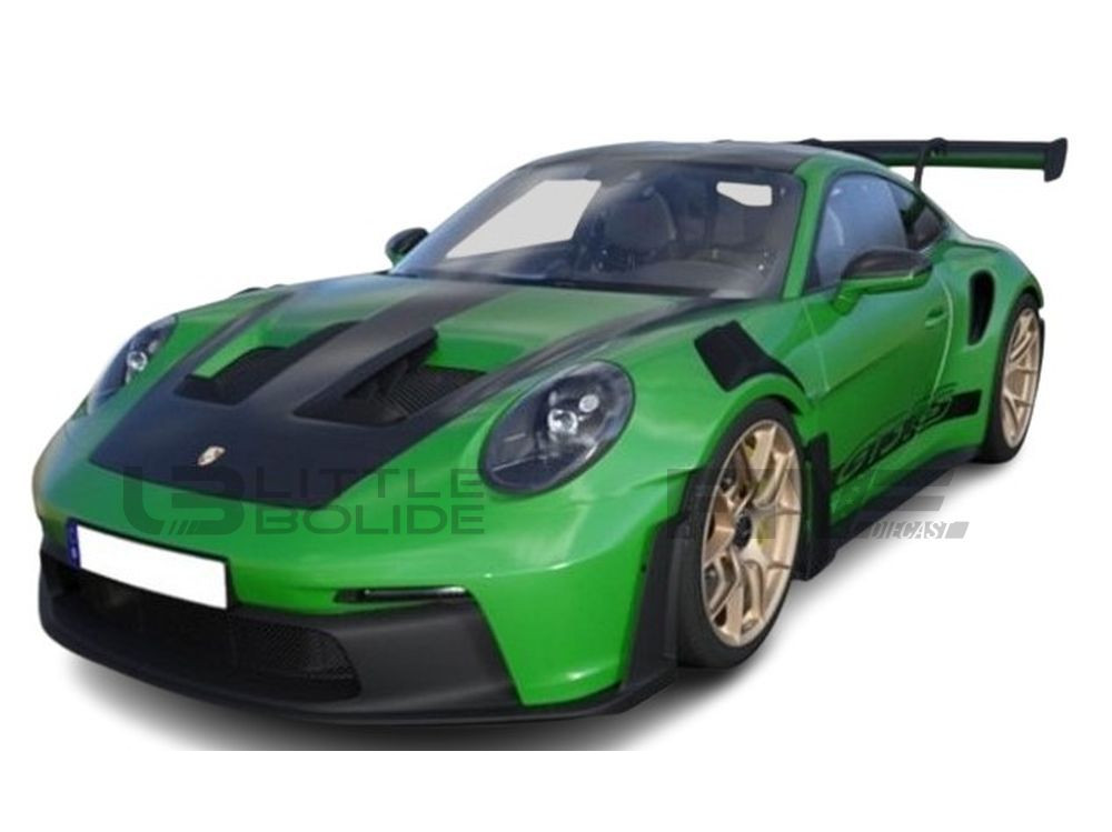 PORSCHE 911 (992) GT3RS 2024 GROEN MET DONKERZILVE