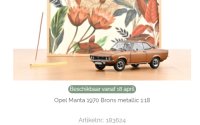 Opel Manta 1970 , Bronze métallique