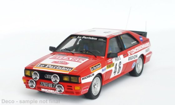 Audi quattro, No.46, Rallye WM, Rallye Monte Carlo, H.Cochin/Morin, 1982