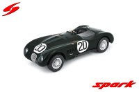 JAGUAR XK 120 C NR. 20 WINNAAR LE MANS 24H 1951 P. WALKER – P. WHITEHEAD