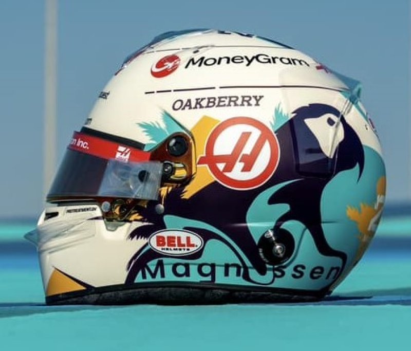 CASQUE KEVIN MAGNUSSEN - HAAS 2024