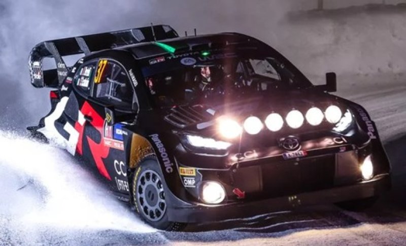 TOYOTA GR YARIS RALLY1 HYBRID NR.37 TOYOTA GAZOO RACING WRT RALLY ZWEDEN 2024 L. BERTELLI - S. SCATTOLIN