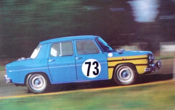 RENAULT 8 GORDINI NO.73 1E KLAS COUPE DU ROI - 24H SPA 1966 M. BIANCHI - J. VINATIER LIMITED 240