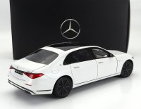 MERCEDES BENZ - S-CLASS S680 MAYBACH (X223) 4-MATIC NIGHT SERIES 2019 - OPALITH WHITE MAGNO BLACK