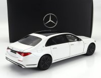 MERCEDES BENZ - S-CLASS S680 MAYBACH (X223) 4-MATIC NIGHT SERIES 2019 - OPALITH WIT MAGNO ZWART