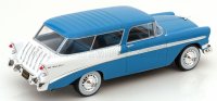 CHEVROLET - BEL AIR NOMAD SW STATION WAGON 1956 - TURQUOISE WHITE