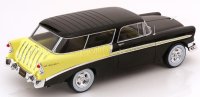 CHEVROLET - BEL AIR NOMAD SW STATION WAGON CUSTOM 1956 - BLACK YELLOW