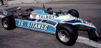 LIGIER - F1 JS17 N 26 6th DETROIT USA GP 1982 JACQUES LAFFITE