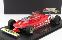 FERRARI - F1 312T4 N 12 ZANDWOORT GP WITH PILOT FIGURE 1979 GILLES VILLENEUVE - WITH SHOWCASE FERRARI - F1 312T4 N 12 ZANDWOORT GP WITH PILOT FIGURE 1979 GILLES VILLENEUVE - WITH SHOWCASE