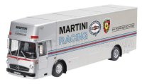 MERCEDES BENZ - O317 TRUCK CAR TRANSPORTER PORSCHE MARTINI 1968