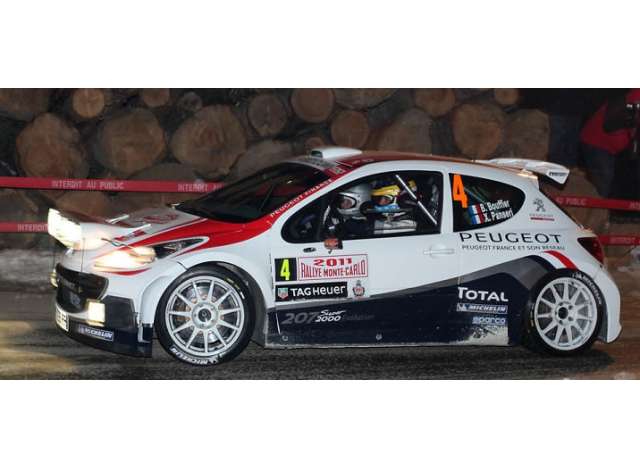 Peugeot 207 S2000 #4 B.Bouffier winner Rally Monte