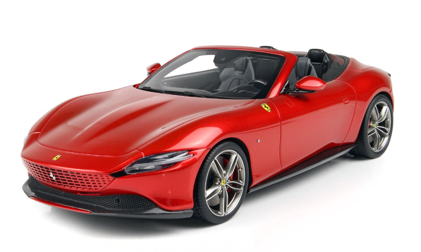 Ferrari Roma Spider 2023 Tetto Aperto Rosso Magma