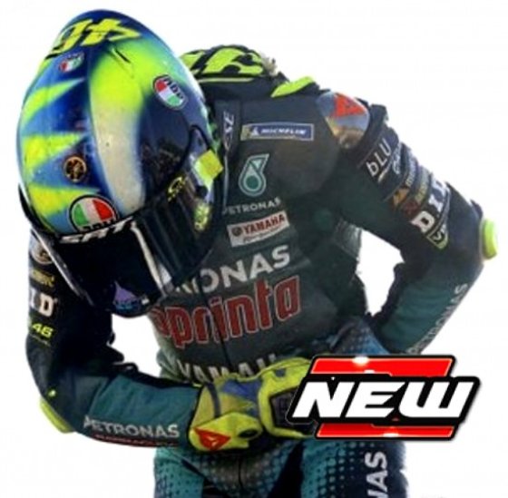 AGV HELM #46 VALENTINO ROSSI - MOTOGP VALENCIA 2021 - FAREWELL RACE
