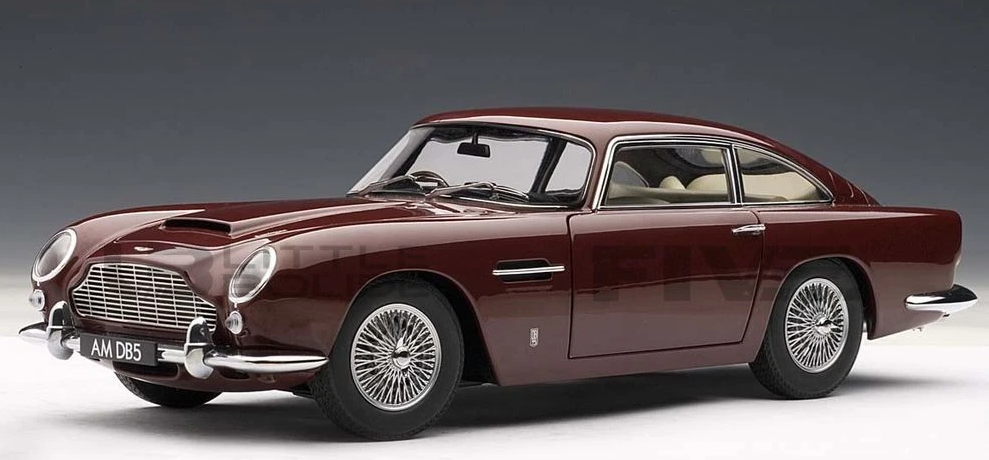 Aston Martin DB5 1964 (dubonnet rosso/rood) (compo