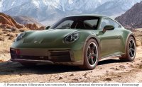 Porsche 911 Dakar 2023  vert chêne métallisé
