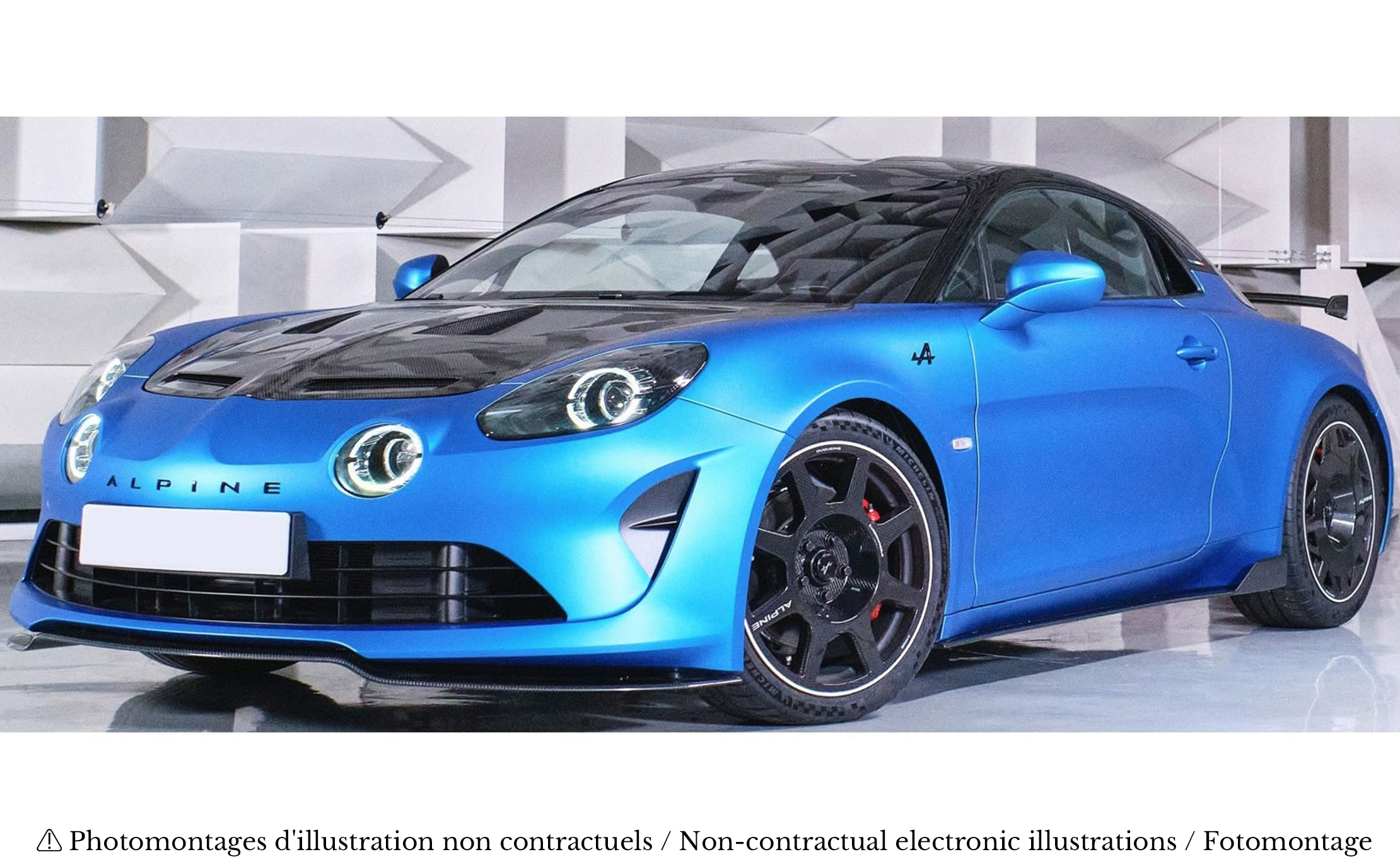 Alpine A110 R 2023 Mat Alpenblauw