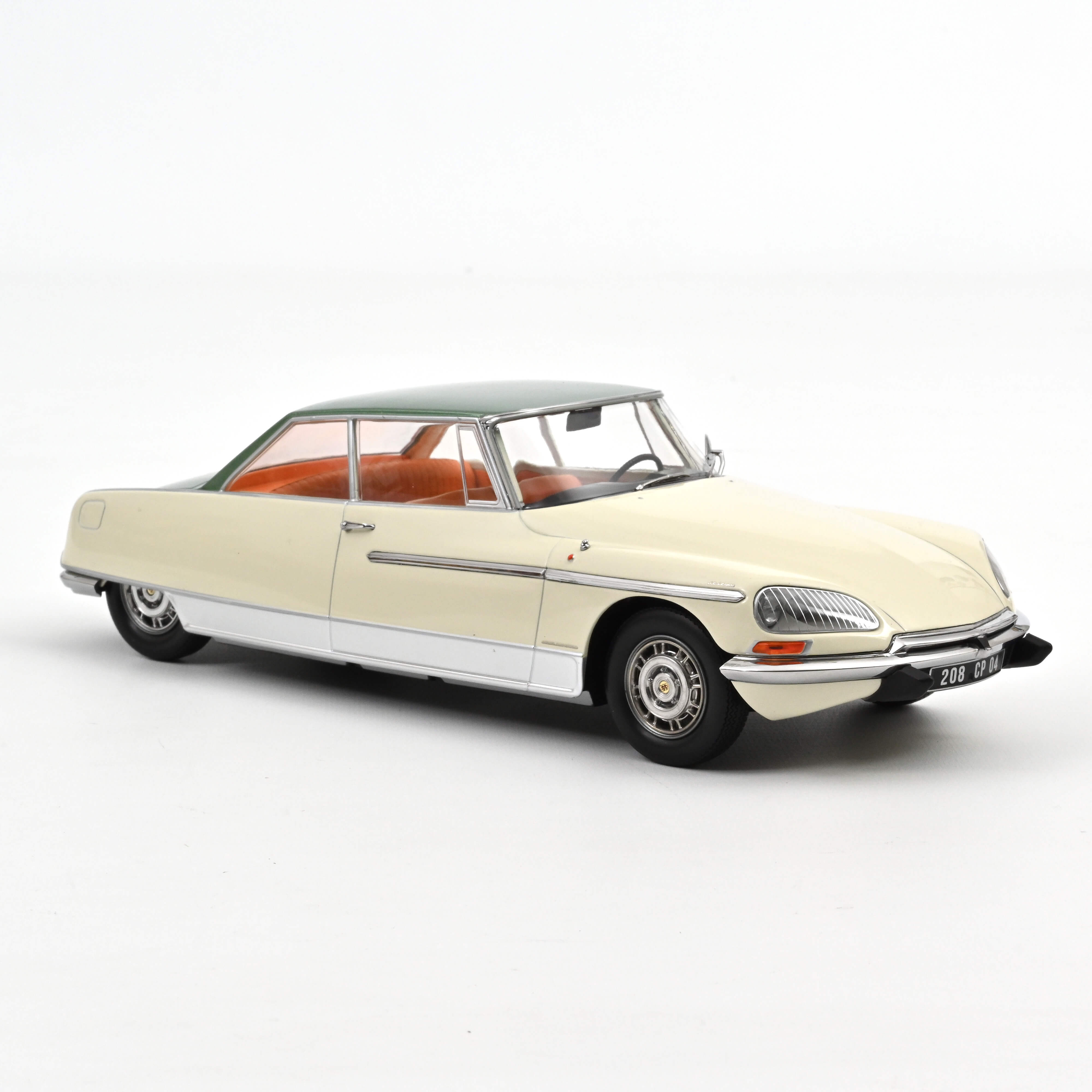 Citroën DS 21 Le Léman 1968 - ivoor , Groen meta