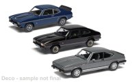 Ford 3er Set : Capri Sporting Trilogy, RHD, MK I RS 2600, MK II JPS, MK III 2.8 Injection