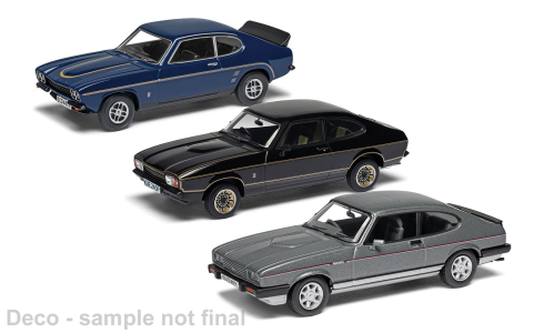 Ford 3er Set: Capri Sporting Trilogie, RHD, MK I R