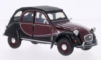 Citroen 2CV 6 charleston, rouge foncé noir