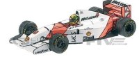 McLaren Ford MP4/8 Ayrton Senna Winner European GP 1993 with flag, Dirty Version