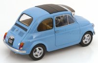 FIAT - 500 F CUSTOM WITH ABARTH RIMS 1968 - LIGHT BLUE