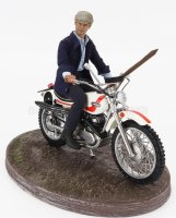 OSSA - 250 AE73 ENDURO 1973 WITH TERENCE HILL SMALL ACTION FIGURE - FROM MOVIE -  - TV SERIES -