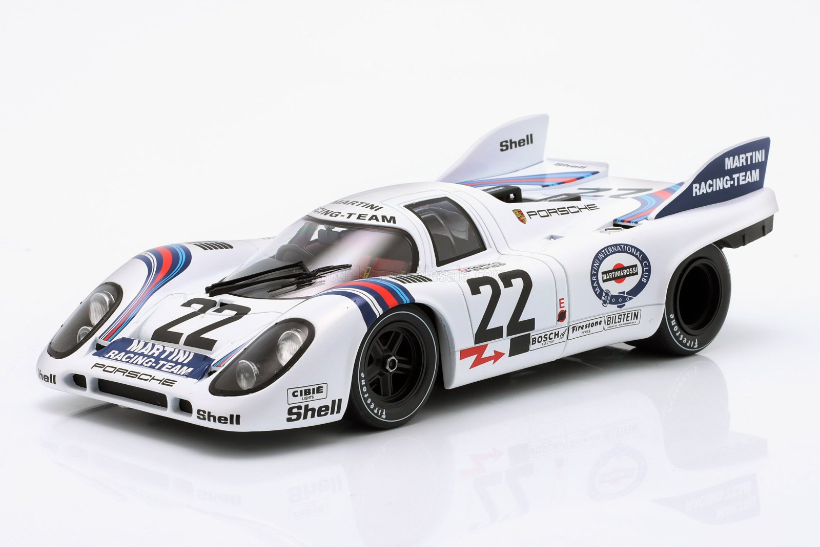 Modèle réduit Porsche - 917k 4.9l Team Martini Racing N 22 Winner 24h Le...