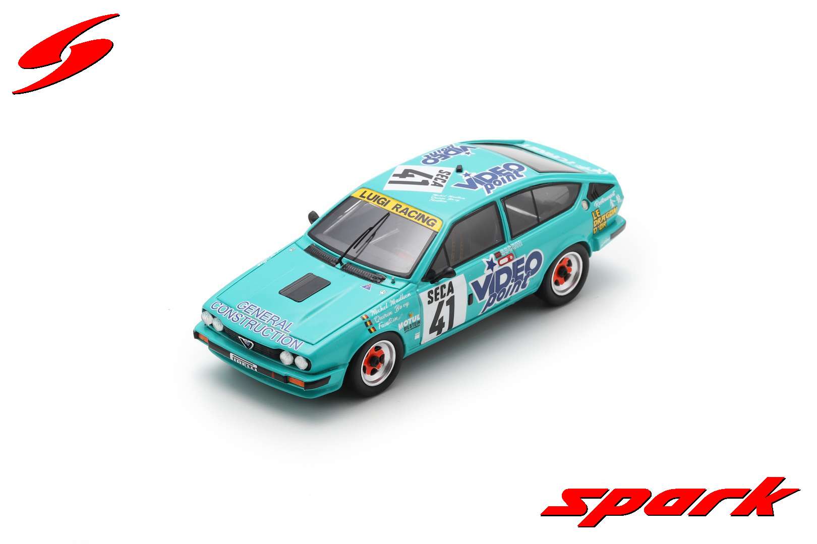 ALFA ROMEO GTV 6 NR. 41 24H SPA 1986 M. MAILLIEN -