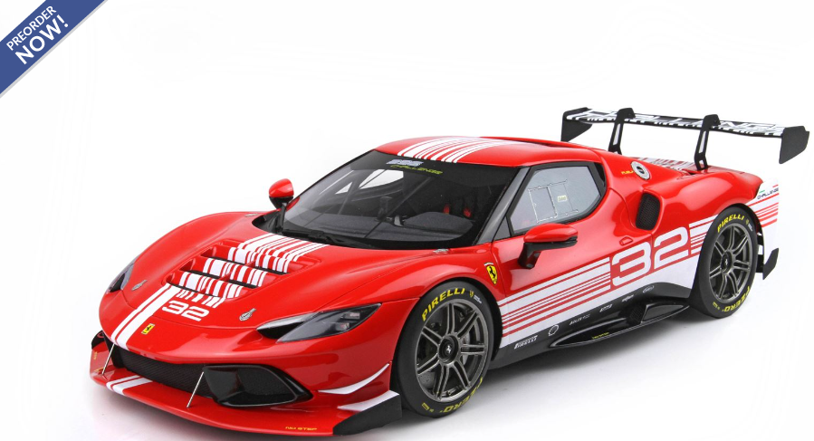 Ferrari 296 Challenge -Lanceringsversie