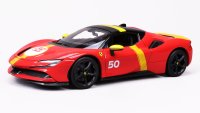 FERRARI - SF90 STRADALE HYBRID 1000hp N 50 24h LE MANS LIVERY 2023 - WITH SHOWCASE