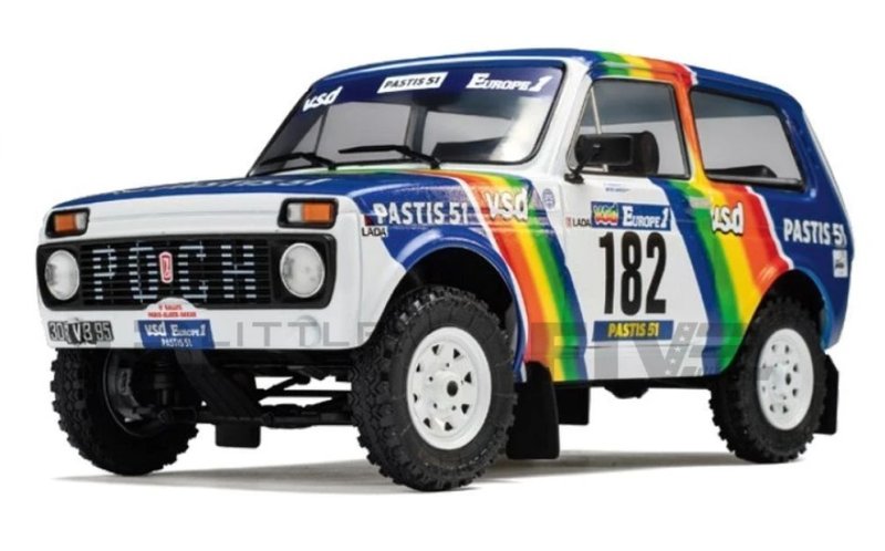 LADA NIVA WHITE #182 JABOUILLE/SARDOU PARIS-DAKAR 1984