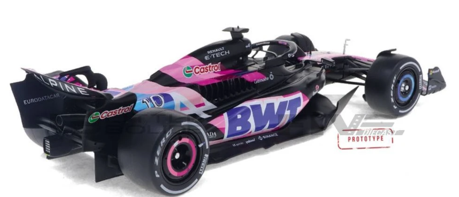 Alpine A524 F1 Gasly Presentation Pink 2024 1/18 SOLIDO S1811004