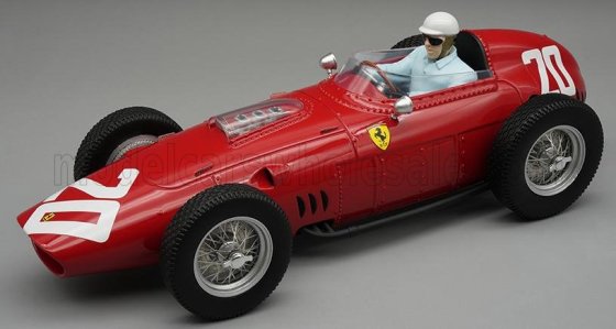 FERRARI - F1 DINO 246/256 TEAM SCUDERIA FERRARI N 20 WINNER MONZA ITALY GP (with pilot figure) 1960 PHILIP HILL