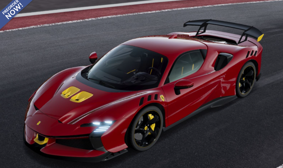 Ferrari SF90XX Stradale Rosso Fuoco Giallo Modena 