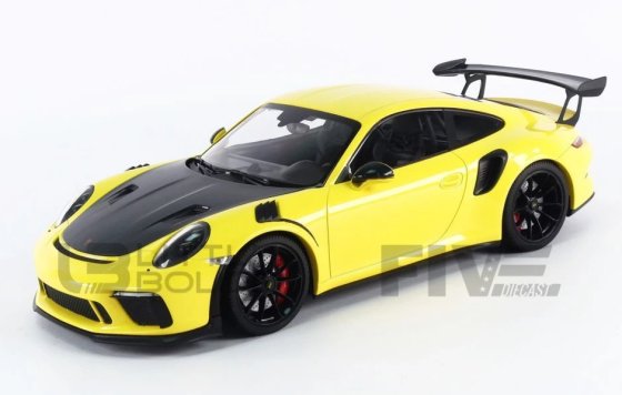 Porsche 911 (991.2) GT3 RS - W/ BLACK WHEELS 2019 , geel