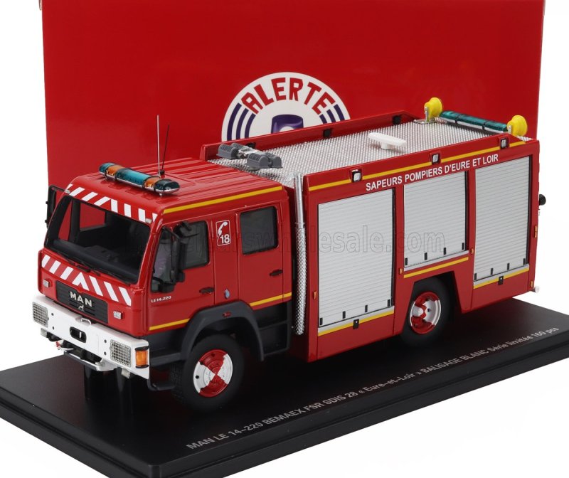 MAN LE 14.220 Camion-citerne BEMAEX FSR SDIS 28 1/43 ALERTE