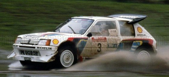 Peugeot 205 Turbo 16 Evo2 #3 Rally Nieuw-Zeeland 1986 1/12 TopMarques