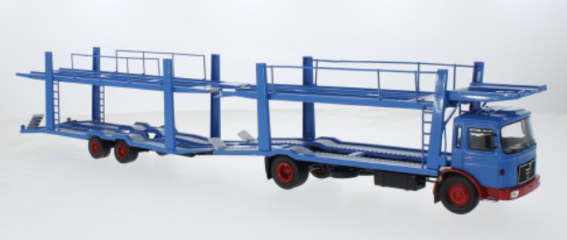 MAN Autotransporter 1970 bleu 1/43 IXO