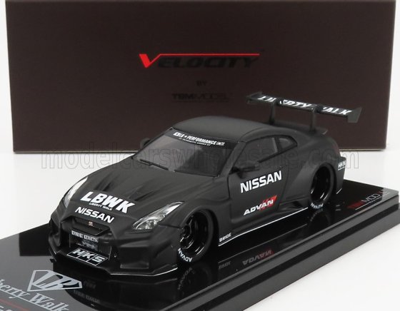 NISSAN WORKS GT NISSAN 35GT-RR Ver.2 - LBSilhouette - MATT ZWART LBWK