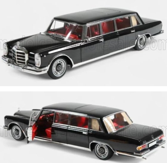 MERCEDES BENZ - S-CLASS 600 LWB PULLMAN (W100) 1969 - BLACK