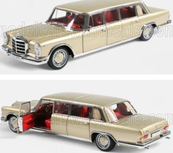 MERCEDES BENZ - S-CLASS 600 LWB PULLMAN (W100) 1969 - CHAMPAGNE